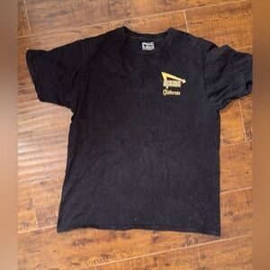 In And Out Burger California Black Graphic Tshirt Size L